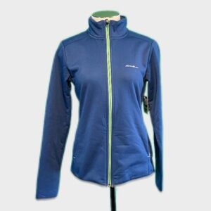 Eddie Bauer Women’s Blue Full Zip Jacket FreeHeat Lightweight Size: Small